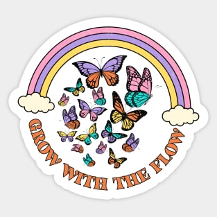 Grow with the flow Sticker